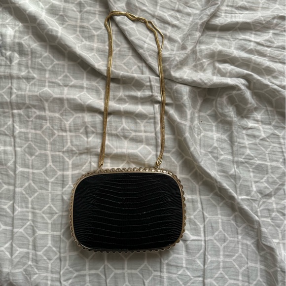 Judith Lieber Bag Clutch in Black/Gold - Picture 2 of 4